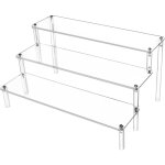 Pr�sentoir acrylique � 3 niveaux, pr�sentoir en acrylique transparent, transparent pr�sentoir marches, ...