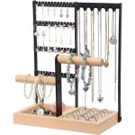 A prsentoir  bijoux porte - chane, arbre  bijoux  4 niveaux, support pour montre et boucles d'oreilles, ...