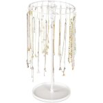 Pr�sentoir � bijoux, porte bijoux rotatif, presentoir boucle d'oreille avec plateau et 23 crochets presentoir ...