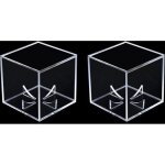 Pr�sentoir carr� pour balles de baseball - support en acrylique - pr�sentoir pour casquettes de baseball ...