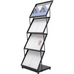 Gojoy - prsentoir  magazines  4 niveaux, porte brochure, pliable porte - revues format a3 pour brochures, ...