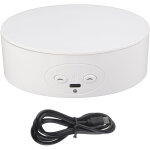Pr�sentoir rotatif � 360� - charge maximale : 3 kg - plateau tournant �lectrique blanc pour bouteilles ...