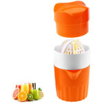 Presse - agrumes manuel avec bouchon rotatif, filtre et r�cipient inclus - �purateur de jus efficace