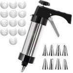 Presse � biscuits en acier inoxydable, seringue � p�te, presse � biscuits professionnelle, presse � biscuits ...