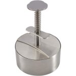 Presse � burger, presse � hamburger 304 en acier inoxydable, antiadh�sive moule steak hach�, r�glable ...