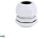 Lot de 20 presse - toupe gris m32 - ip68 - plastique - plage de temprature - 40c / + 85c