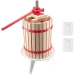 Mophorn - presse - fruits manuelle de 18 litres, panier en bois durable avec 8 blocs, machine � jus robuste ...