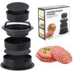 Presse � hamburger 3 en 1, kit de garniture antiadh�sive pour hamburgers, presse � hamburger pour galettes ...