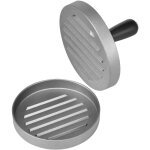 Presse � hamburgers burgermaker alu rev�tement antiadh�sif accessoires pour barbecue - jardinion