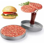 Presse � hamburger, presse � hamburger de cuisine � viande hach�e, manche en bois, presse � hamburger ...