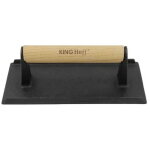 Presse � hamburger en fonte 21x10, 8cm kinghoff kh - 1758