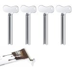 Presse tube dentifrice[4 pi�ces], toothpaste squeezer en acier inoxydable, dentifrice enrouleur, tube ...