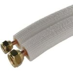 Prt a poser liaison bi tube frigorifique m1 climatisation 1 / 4 3 / 8 raccords prt montes 3 metres ...