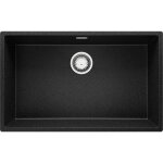 Primagran - evier cuisine en granit 76x47cm, lavabo 1 bac + kit de vidage, Évier à encastrer au meuble ... Primagran - evier cuisine en granit 76x47cm, lavabo 1 bac + kit de vidage, Évier à encastrer au meuble ...