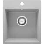 Primagran - evier cuisine en granit 38x44cm, lavabo 1 bac + kit de vidage, Évier à encastrer au meuble ... Primagran - evier cuisine en granit 38x44cm, lavabo 1 bac + kit de vidage, Évier à encastrer au meuble ...