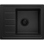 Primagran - evier cuisine en granit 55x44cm, lavabo 1 bac + kit de vidage, Évier à encastrer au meuble ... Primagran - evier cuisine en granit 55x44cm, lavabo 1 bac + kit de vidage, Évier à encastrer au meuble ...
