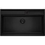Primagran - evier cuisine en granit 88x53cm, lavabo 1 bac + kit de vidage + accessoires, Évier à encastrer ... Primagran - evier cuisine en granit 88x53cm, lavabo 1 bac + kit de vidage + accessoires, Évier à encastrer ...