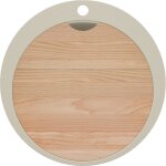 Primagran evier cuisine granit rond 53x53cm, evier 1 bac + kit de vidage + planche � d�couper, lavabo ...