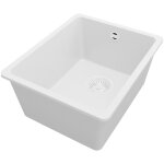 Primagran - evier sous plan 36x44cm, evier en granit 1 bac + kit de vidage, �vier au meuble 40cm - venise ...