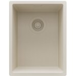 Primagran evier sous plan 36x47cm, evier en granit 1 bac + kit de vidage, vier au meuble 40cm - london, ...