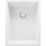 Primagran - evier sous plan 36x47cm, evier en granit 1 bac + kit de vidage, �vier au meuble 40cm - london, ...