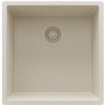 Primagran evier sous plan 46x47cm, evier en granit 1 bac + kit de vidage, �vier au meuble 50cm - london, ...