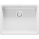 Primagran evier sous plan 56x44cm, evier en granit 1 bac + kit de vidage, �vier au meuble 60cm - venise ...