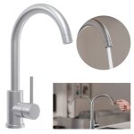 Primagran - robinet de cuisine 5010, robinet d'�vier rotation 360�, robinet haute pression, inox