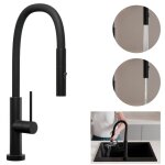 Primagran - robinet de cuisine 6030, robinet d'�vier rotation 360�, robinet haute pression, avec bec ...