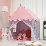 Choyclit - princesse tente de jeux grand rose chteau de princesse tente intrieure cadeau avec sac de ...