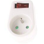 Prise 16 a avec interrupteur et voyant lumineux, transformateur de courant, petit interrupteur rotatif ...