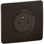 Prise 2p + t avec prise usb type - c 7, 5w c�liane complet noir - legrand