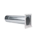 Prise d'air de traverse de mur avec clapet anti - retour - anjos - diamtre 150 mm