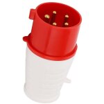 Prise d'alimentation industrielle, 32a 220 - 380v / 240 - 415v prise tanche antidflagrante 5 broches ...