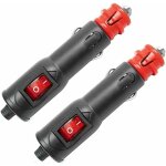 Prise allume cigare 12v 2 pcs, allume cigare socket, fusible 10 a, 12v / 24v dc prise allume - cigare ...