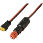 Prise allume - cigare sur c�ble xt60 2 m. tc - 13619280 noir, rouge tru components contenu: 1 pc(s)