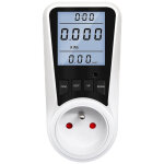 Prise compteur d'�nergie �lectrique avec 7 mode, max 3680w, compteur d'�nergie wattm�tre prise, compteur ...