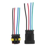 Prise de connecteur �lectrique de fil automatique de voiture de mani�re imperm�able � 4 broches