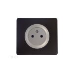 Legrand - prise de courant 2p + t surface c�liane complet basalte griffes: sans griffes