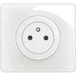Prise de courant c�liane surface confort - blanc - legrand