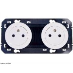 Prise de courant dooxie 2 x 2p + t surface 16a prcbles legrand 600332