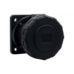 Prise de courant droite 16a / 5p 380v - 415v / fe / ip67 noire f7. 0171