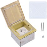 Prise de courant encastr�e au sol, �tanche � la poussi�re et � l'eau, avec port usb, conforme � la norme ...