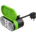 Prise double ext�rieure intelligente �tanche ip44 wifi - avec programmation et contr�le vocal, compatible ...