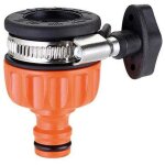 Prise d'eau voleuse - raccord robinet pour sorties plates d 15 - 20mm, avec bornes