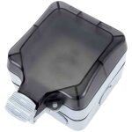 Prise ext�rieure �tanche ip66 avec interrupteur, fiche et couvercle � charni�re, id�ale pour la cuisine, ...