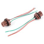 Prise de faisceau de feux de stop de voiture, 2 pi�ces, pour ampoule 7440 7441 7443 7444 t20 992a