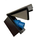 Prise, socle m�le encastrable cee p17 decmo coloris - noir