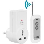 Prise tlcommande sans fil, prise electrique avec telecommande porte de 30 m, 2300w, fonction d'auto ...