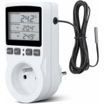 Prise thermostat, prise minuteur digital, prise programmable digitale avec sonde, minuterie numrique ...